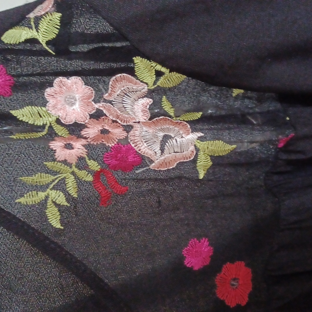 🎉HP Kristin Nicole Embroidered Top - 3X - EUC - Picture 2 of 8